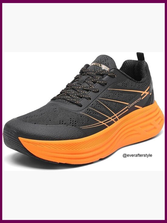 Wide Toe Box Running Shoes Lightweight Cushioned Sneakers for Wide Feet main image 4